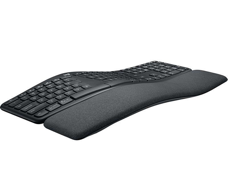Teclado LOGITECH ERGO K860 (Nórdico - Teclas semi-mecânicas - Tamanho completo - Grafite) — miniatura 4