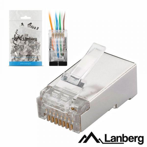Ficha RJ45 LANBERG PLS-6000EZ (Cabos Cat. 6 F/UTP - Cinzento), miniatura 2