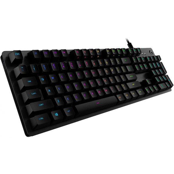 Teclado LOGITECH G512 (Suíço - Logitech GX Brown - Tamanho completo - Carbono) — miniatura 2