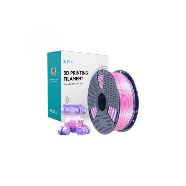 Filamento SUNLU PLA+ Silk R 03 (Arco-íris)