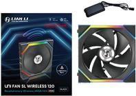 Ventoinha de Caixa LIAN LI UNI FAN SL120 Wireless RGB Reverse Blade PWM (RGB multicolor - 1,8 W - Preto)