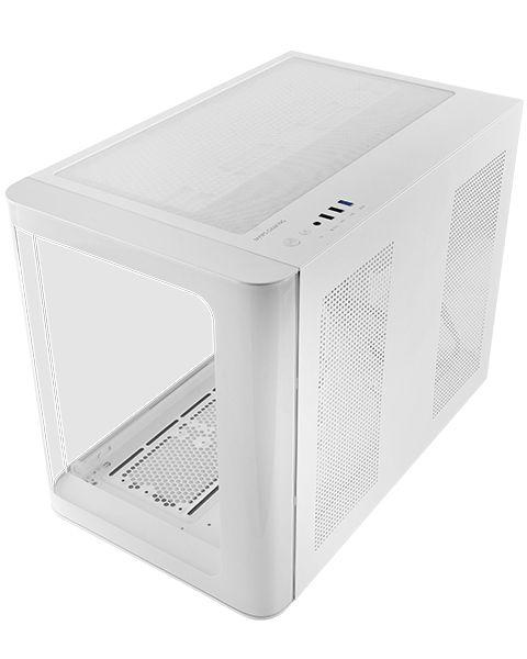Caixa PC MARS GAMING MC-FUSIONM (Micro ATX, Mini-ITX - Mini Tower - 16 cm - Branco)