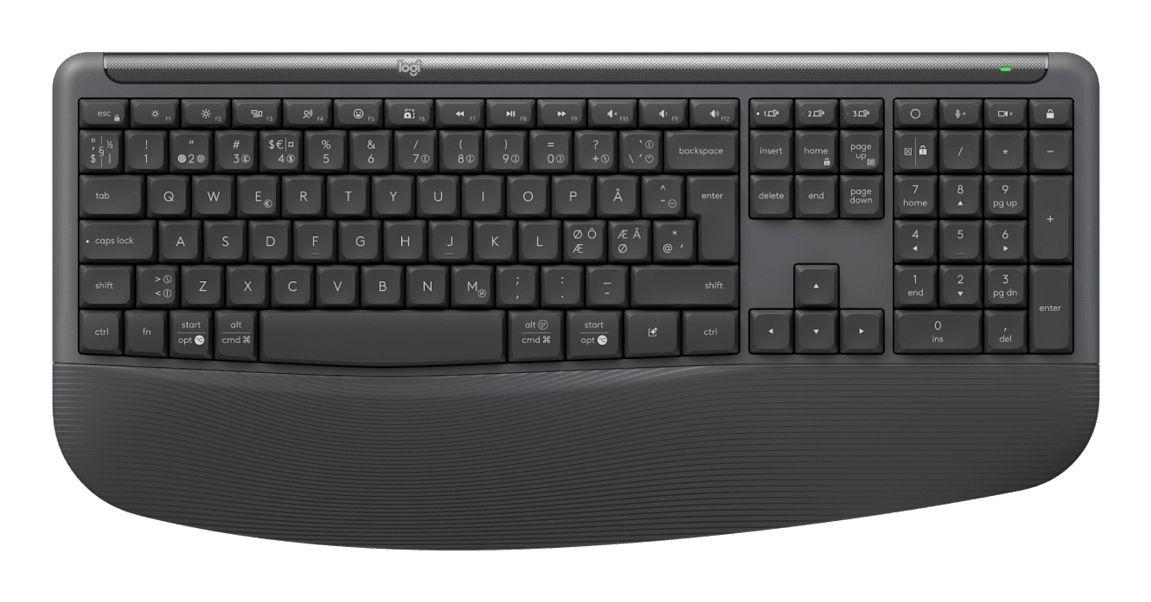 Conjunto Teclado e Rato LOGITECH Signature Comfort Plus Combo MK880 for Business (Inglês - Plunger key switch - Tamanho completo - Grafite), miniatura 3