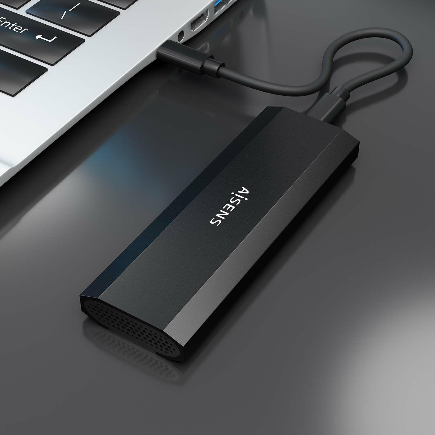 Caixa Externa AISENS ASM2-028B (2 TB - M.2 - Preto) — miniatura 5