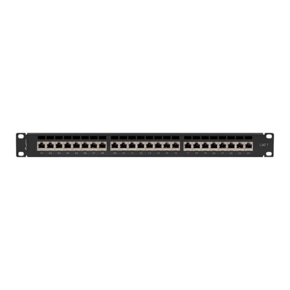 Patch Panel LANBERG PPS7-1024-B (Rack de 19 polegadas - Preto)