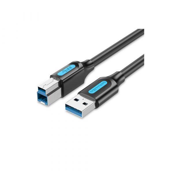 Cabo USB VENTION COOBH (2 m - USB B - USB A - Preto) — miniatura 2