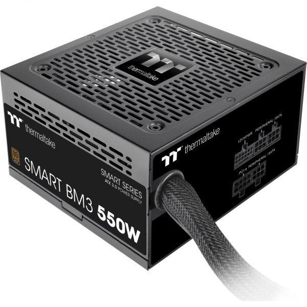 Fonte de Alimentação PC THERMALTAKE SMART BM3 550W (ATX - 550 W - 80 PLUS Bronze - Preto)