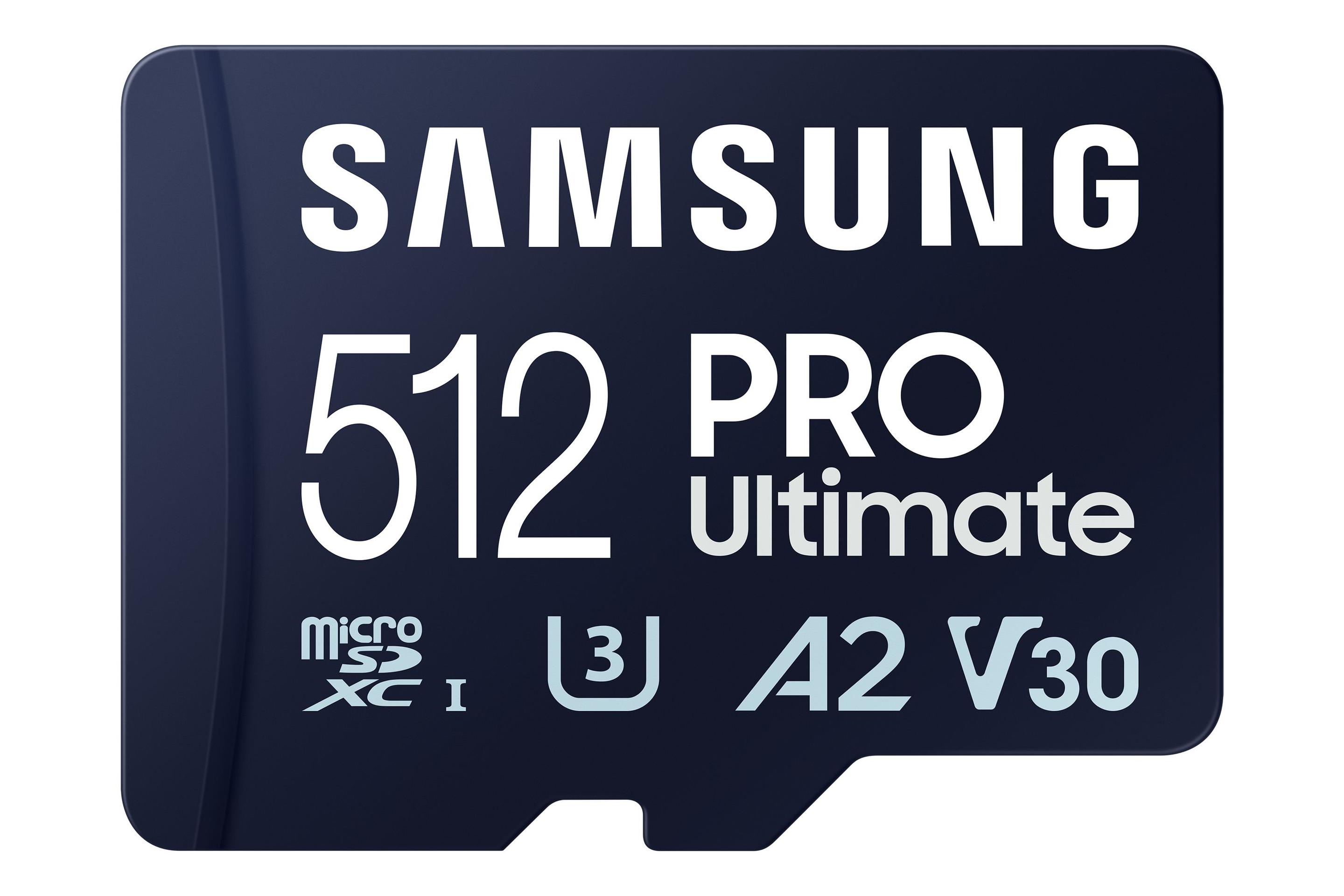 Cartão de Memória SAMSUNG PRO Ultimate MB-MY512SA/WW (512GB - 200 MB/s - Azul)