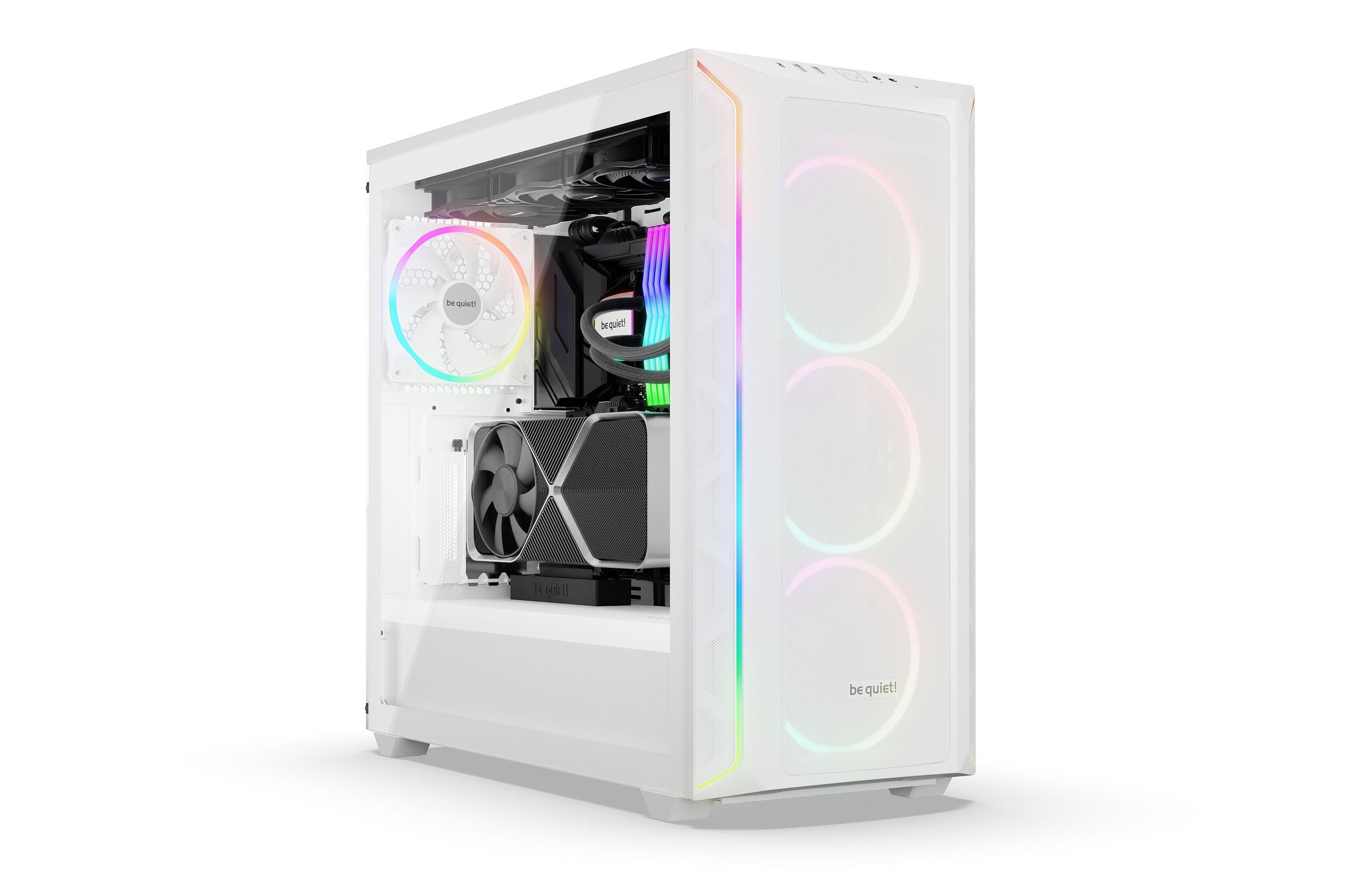 Caixa PC BE QUIET! Shadow Base 800 FX (ATX, EATX, micro ATX, Mini-ITX - ATX, PS2 - Midi Tower - Branco) — miniatura 5