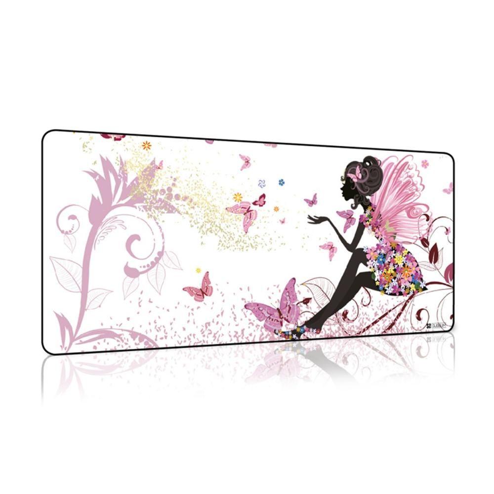 Tapete de Rato SUBBLIM Fairy XL (XL - Cosidos - 3 mm - Preto)