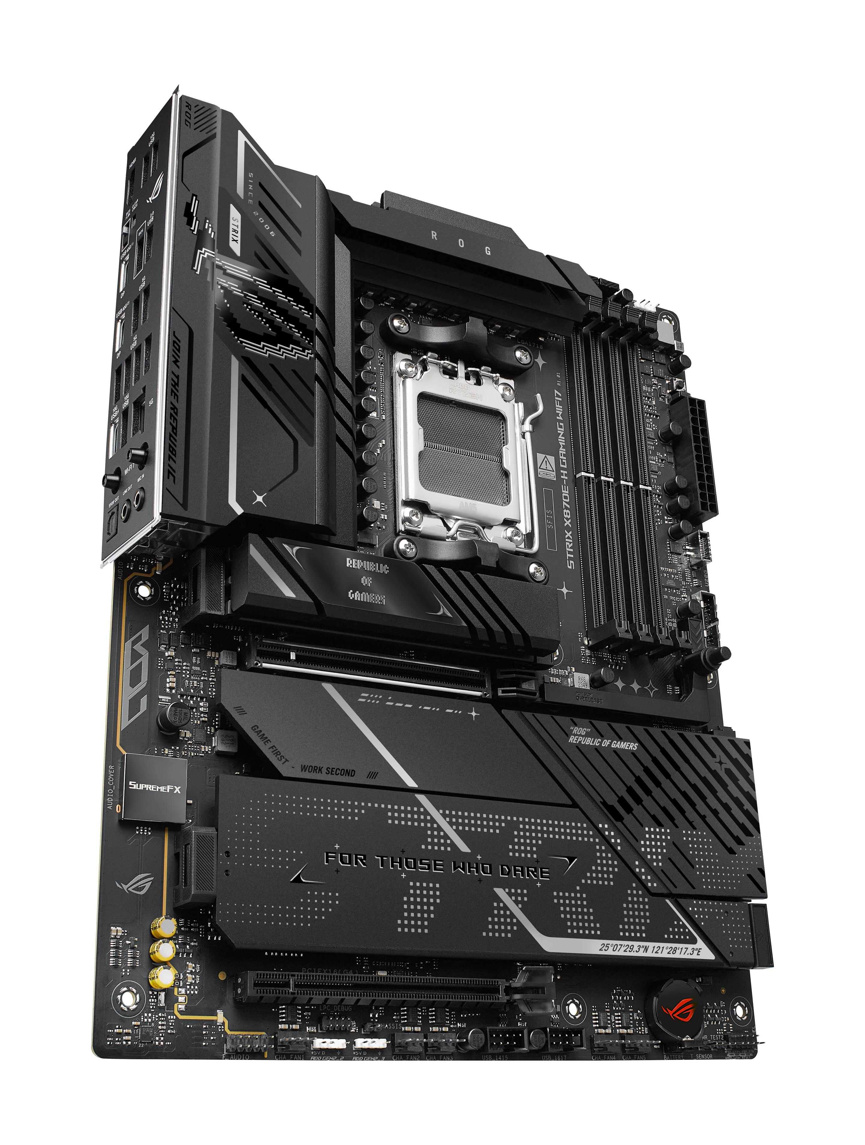 Motherboard ASUS ROG STRIX X870E-H GAMING WIFI7 (AM5 - ATX - Duplo canal - Preto), miniatura 4