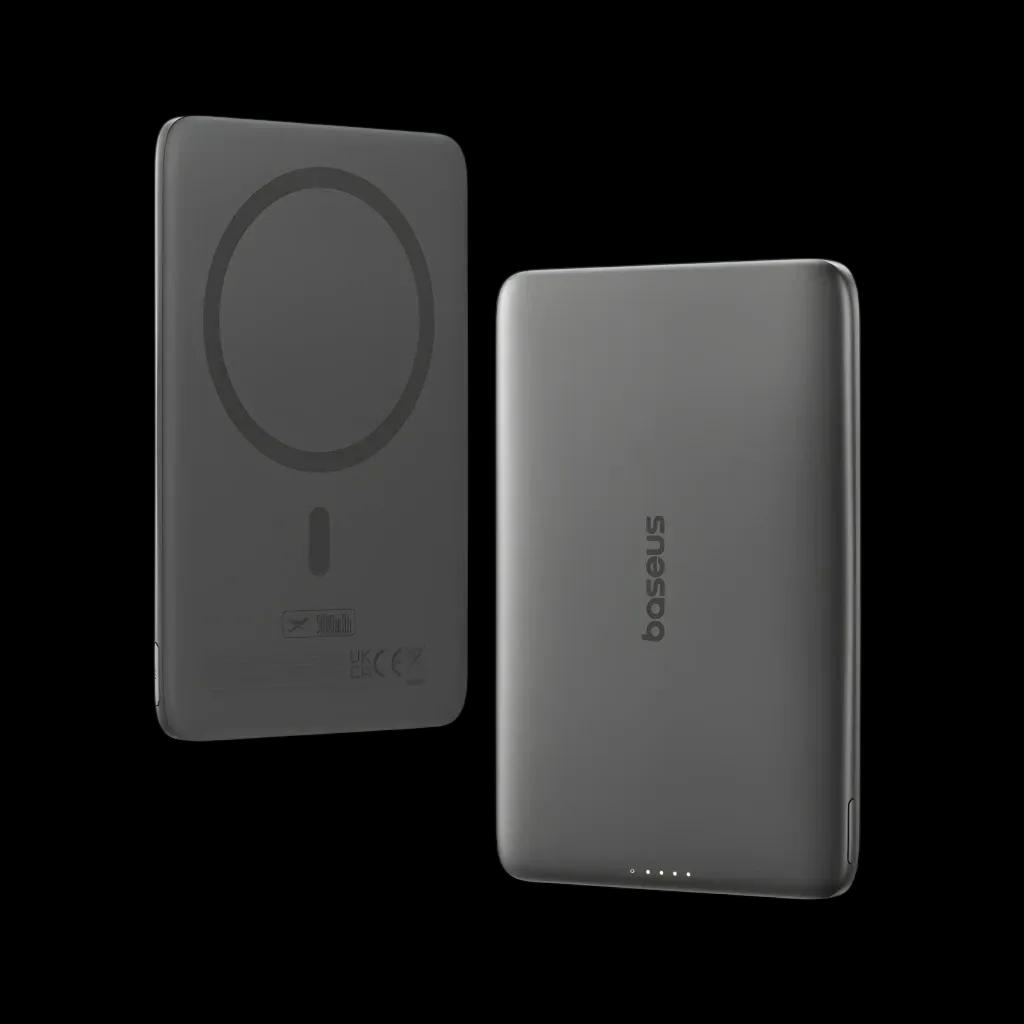 Bateria Externa Magnética BASEUS PicoGo AM41 (5000mAh - 20W - Preto)