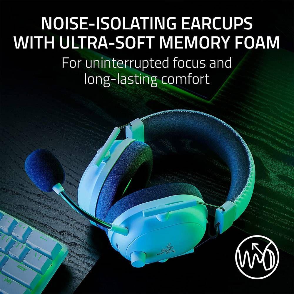 Headset Gaming RAZER BlackShark V2 Pro (2023) (Binaural - Sem fios - Circum-aural - Branco), miniatura 4