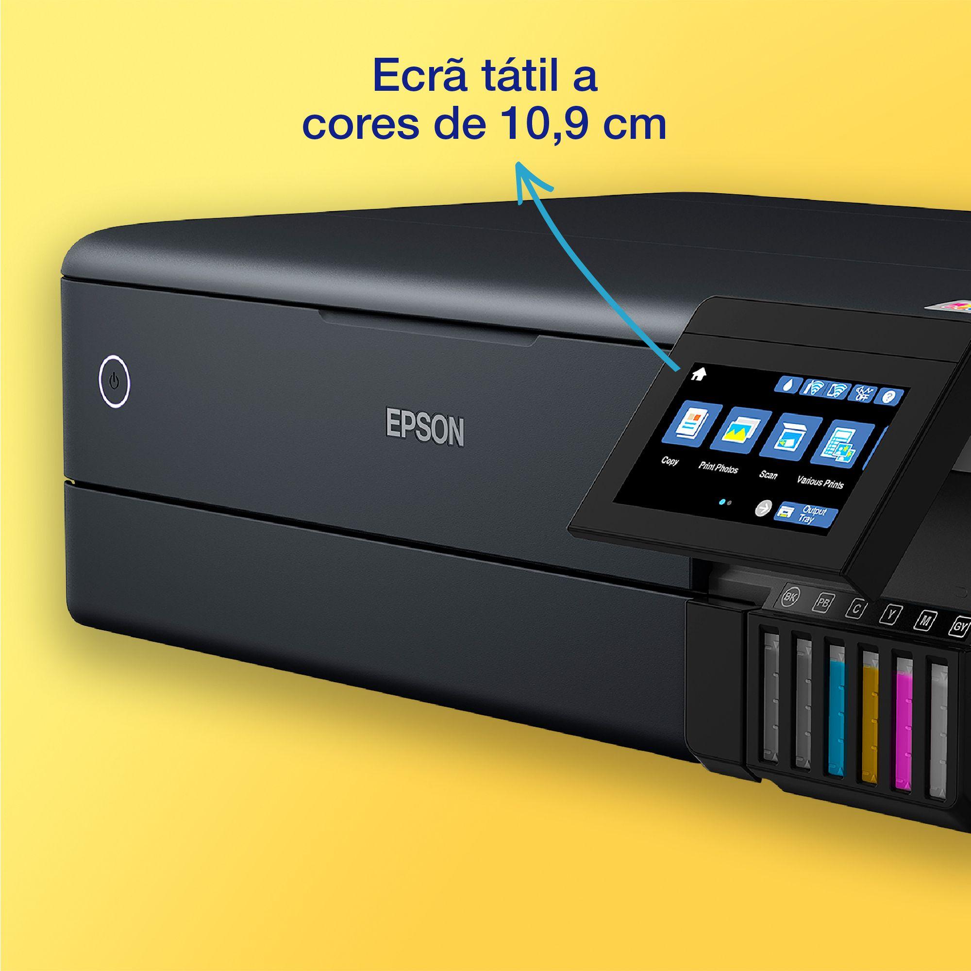 Impressora Multifunções EPSON EcoTank ET-8550 (A3 - Impressão a cores - WiFi / Bluetooth - Preto) — miniatura 7