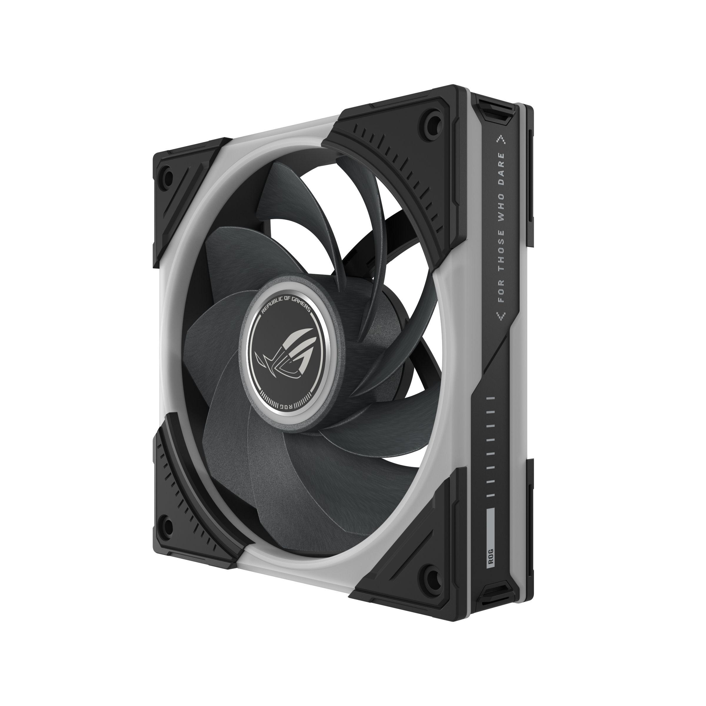 Conjunto de Ventoinhas para Caixa de Computador ASUS ROG Eurux GR120 ARGB Reversa (Preto e Branco), miniatura 14