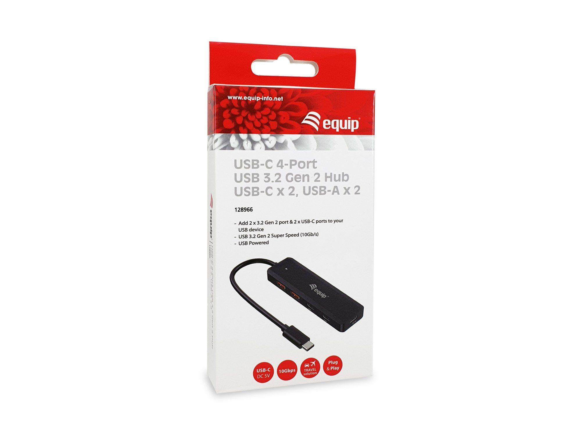 Hub USB-C EQUIP 128966 (0,18 m - Preto) — miniatura 7