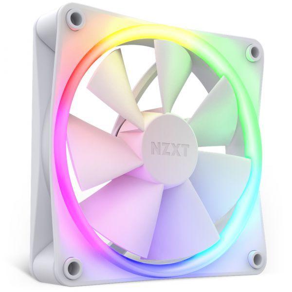 Ventoinha NZXT F120 RGB Triple Pack RF-R12TF-W1 (Plástico e borracha - RGB multicolor - 2,16 W - Branco), miniatura 2