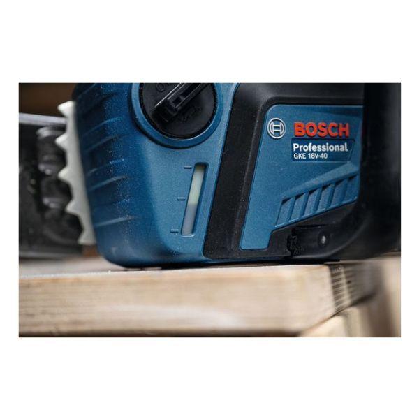 Motosserra BOSCH GKE 18V-40 Professional (Preto, Azul e Vermelho), miniatura 5