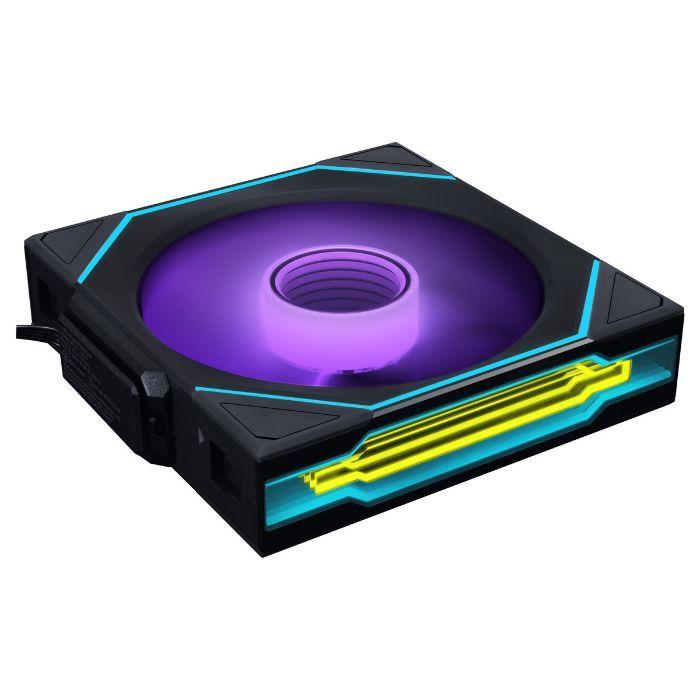 Ventoinha para Caixa de PC LIAN LI UNI FAN SL120 Infinity Wireless (ARGB, três zonas - Preto) — miniatura 2