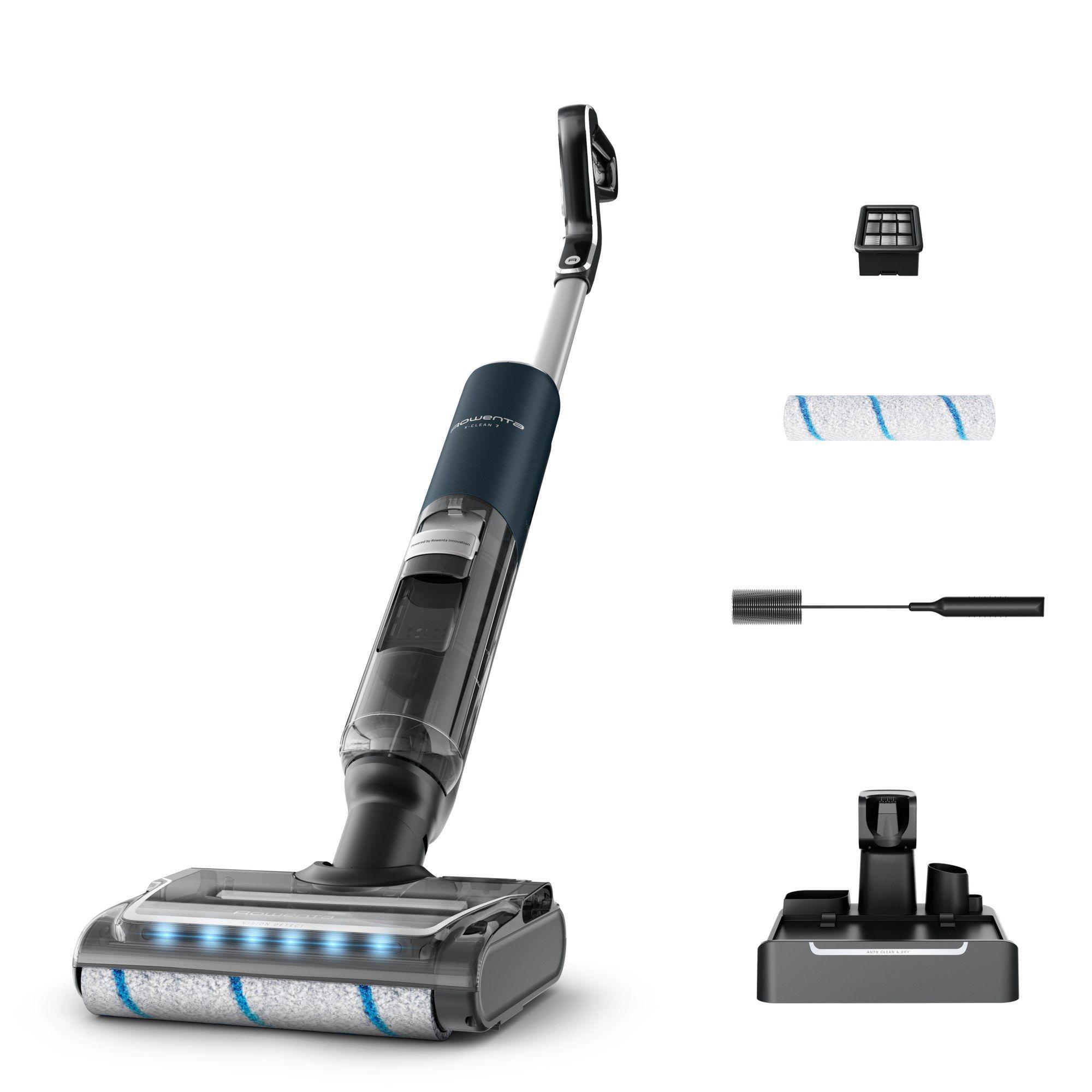 Aspirador Vertical ROWENTA X-Clean 7 GZ5735E0 (Altura 115,6 cm - Preto e Cromado)