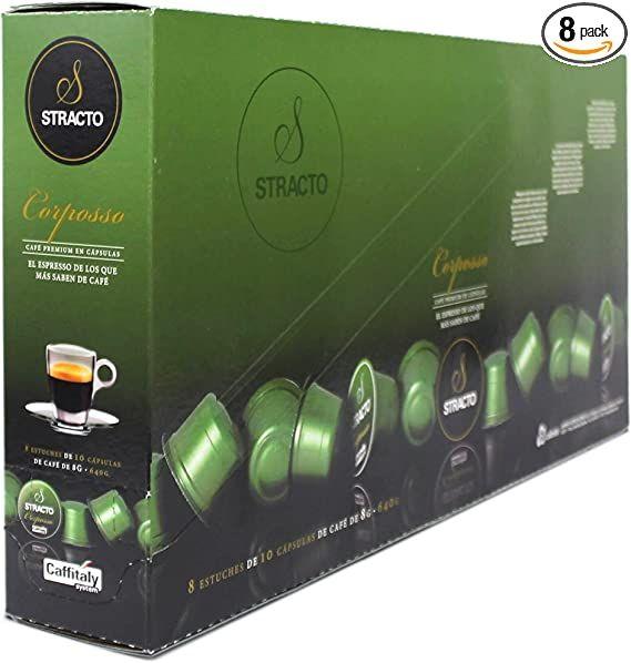 Cápsulas de Café CAFFITALY Stracto Corposso (Verde)