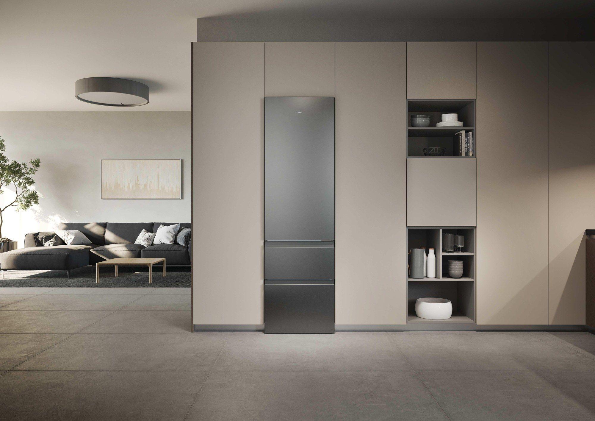 Frigorífico Combinado Independente HAIER HTR3620ENMG (414 l - 205x59,5x66,7 cm - 205 cm - Prateado) — miniatura 12
