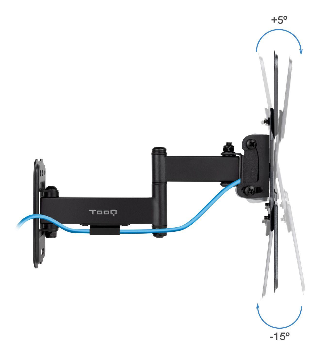 Suporte de Parede TV TOOQ LP1344TN-B (200 x 200 mm - 75 x 75 mm - 109,2 cm - Preto), miniatura 2