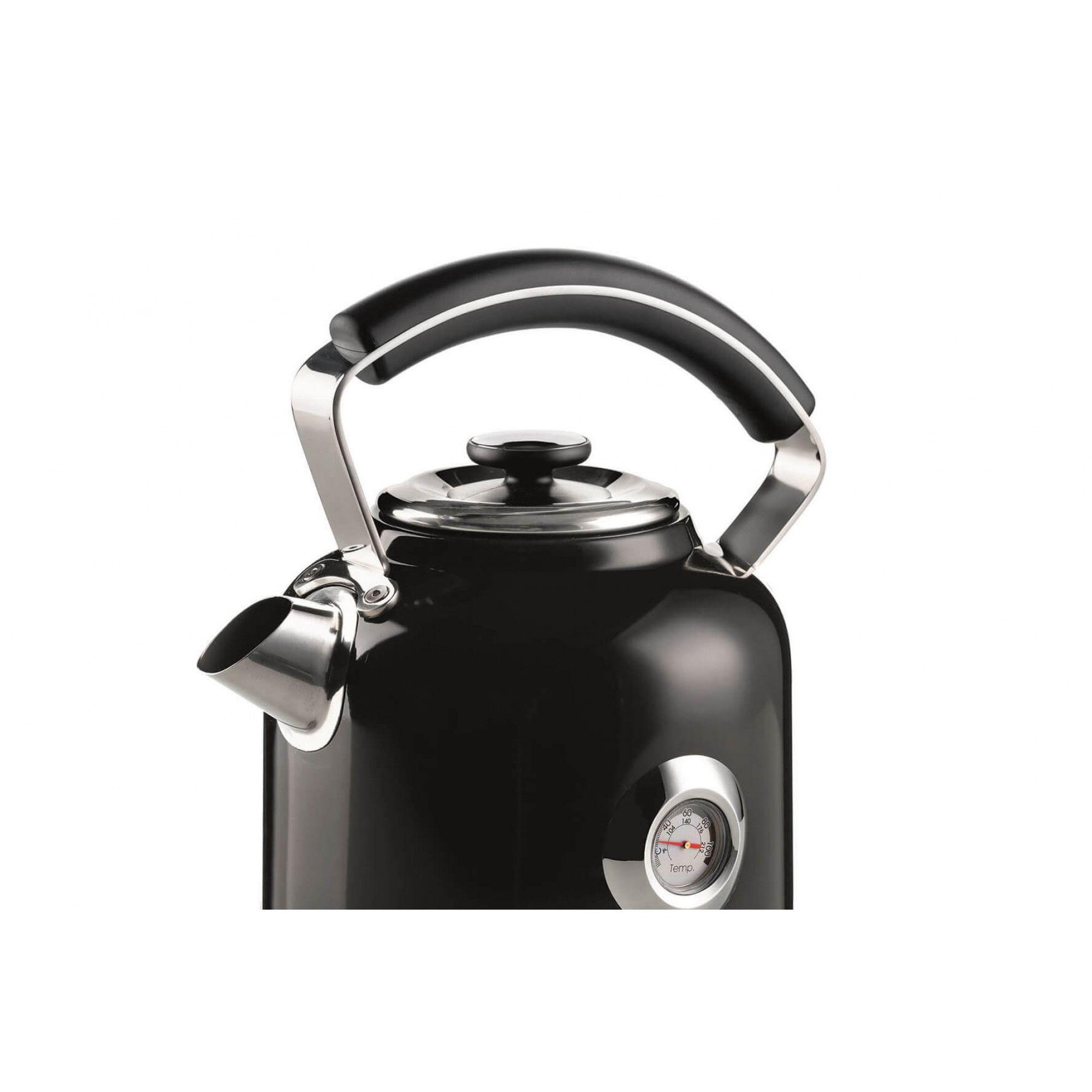 Jarro Elétrico ARIETE Moderna 2854/02 (2000 W - 1,7 l - Aço inoxidável - Preto), miniatura 7