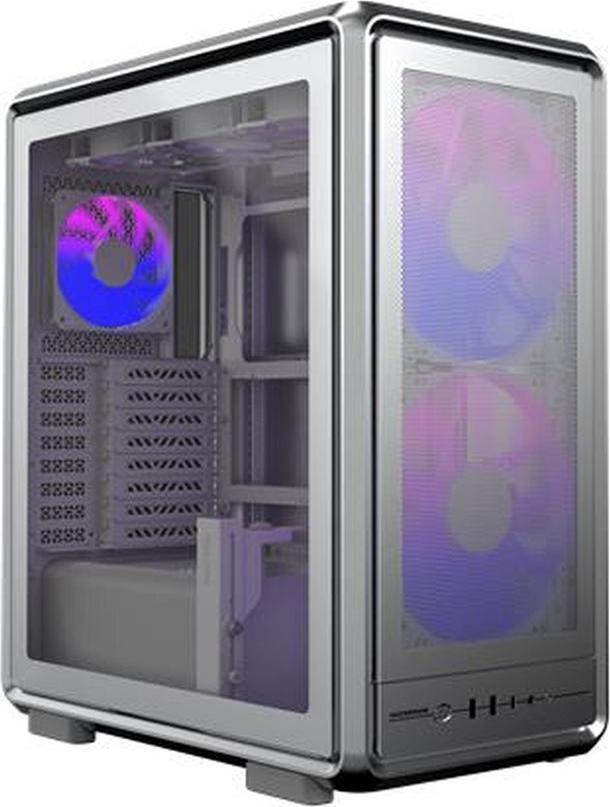 Caixa PC COOLER MASTER MasterFrame 500 Mesh (Midi Tower - Ventoinhas da caixa - 19 cm - Preto e Transparente)