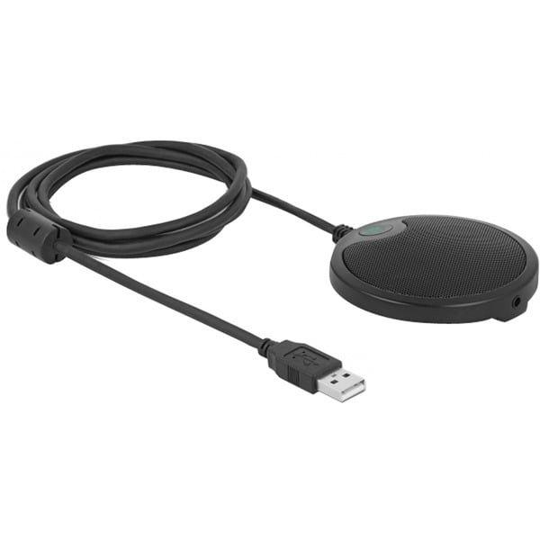 Microfone Condensador USB DELOCK 65939 (Microfone condensador - Com fios - USB - Preto) — miniatura 2