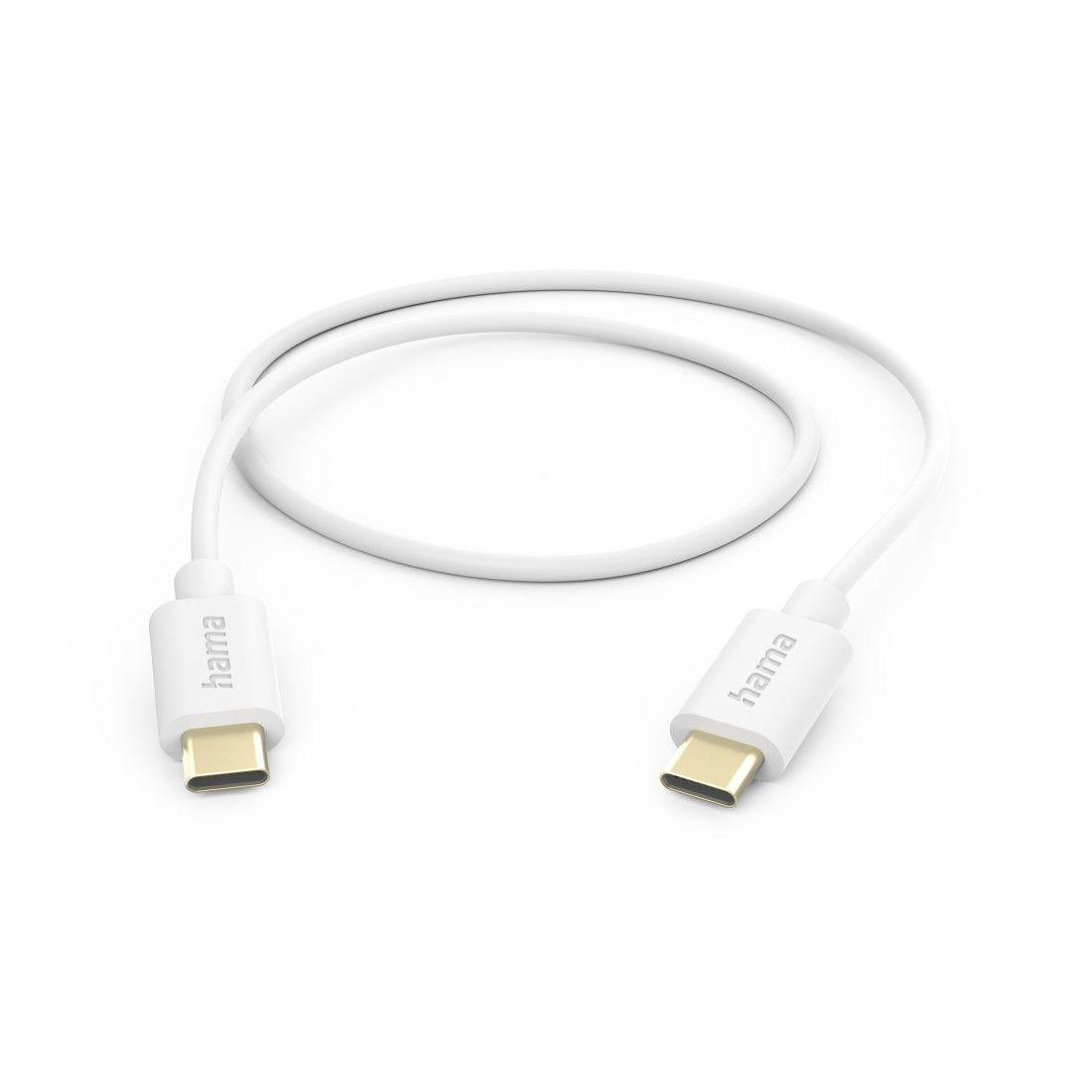 Cabo USB-C HAMA 00201590 (Branco)