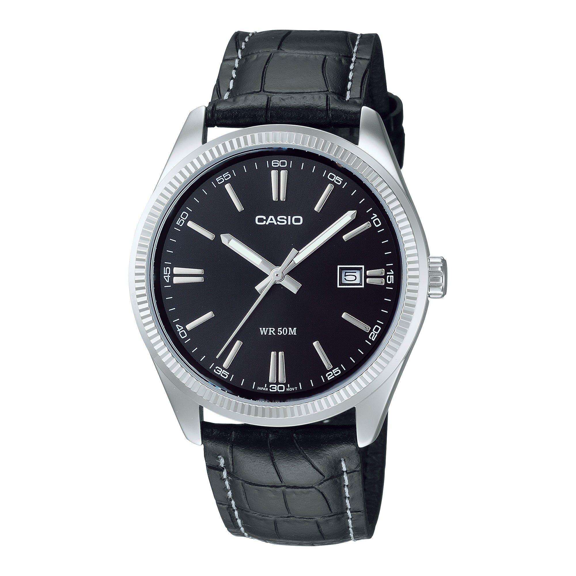 Relógio Analógico CASIO MTP-1302PL-1AVEF (44 mm - Preto/Prateado)