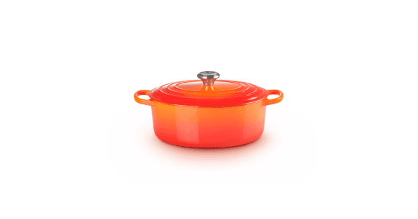 Caçarola Oval LE CREUSET Signature 29 cm (Ferro fundido esmaltado - Laranja), miniatura 2