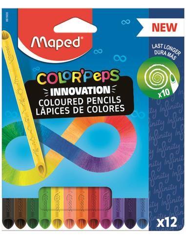 Lápis de Cor MAPED Color`Peps Infinity (Mina - Cores Sortidas)
