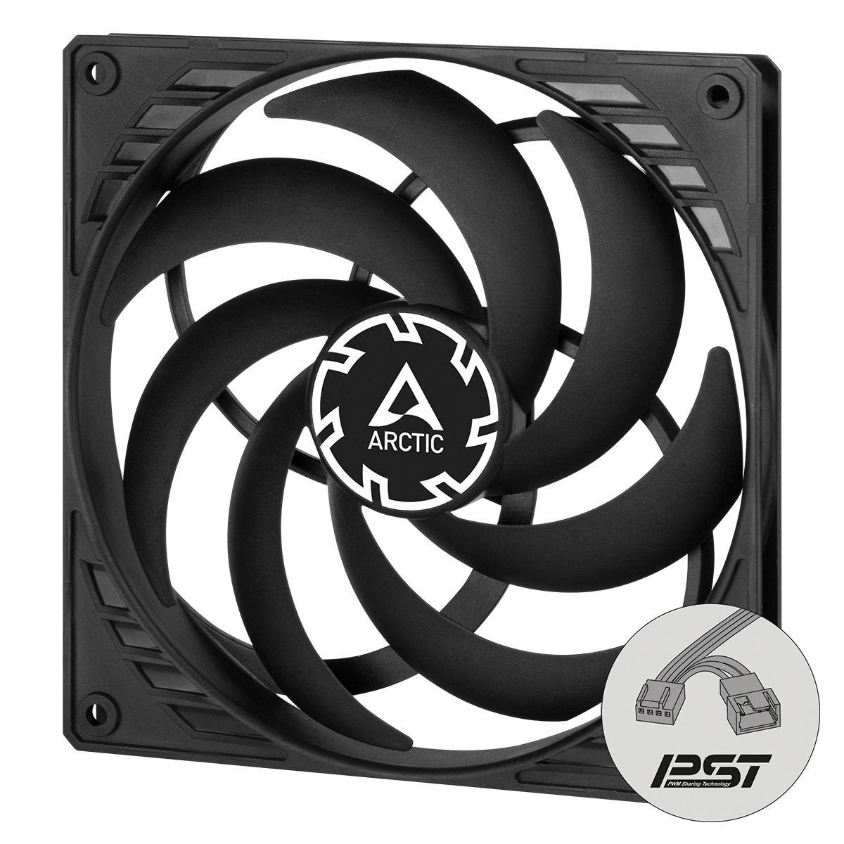 Ventoinha ARCTIC P14 Slim PWM PST (Preto) — miniatura 2
