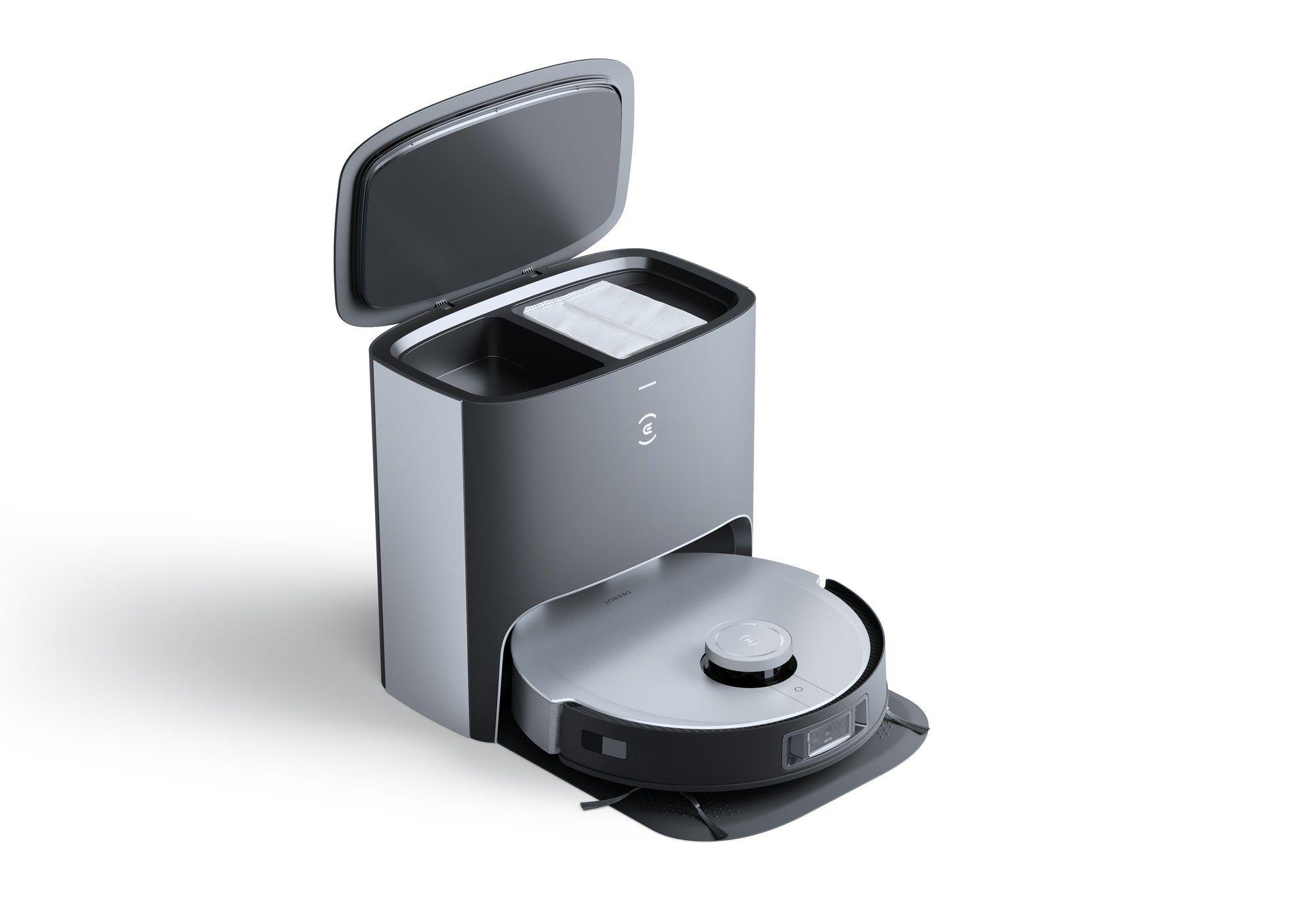 Robot Aspirador ECOVACS Deebot X1 Plus (5000 Pa - TrueMapping 2.0 - 0,4 l - Preto e Cinzento) — miniatura 6
