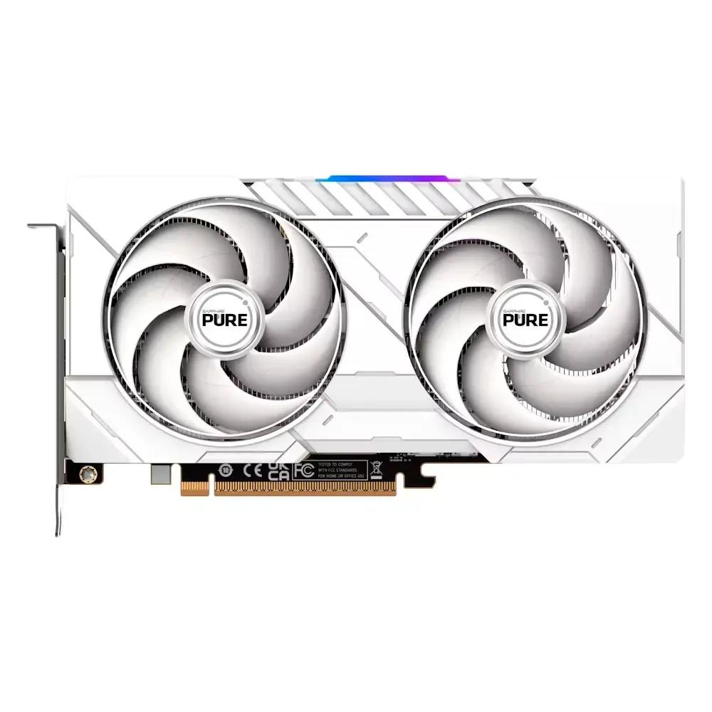 Placa Gráfica SAPPHIRE PURE Radeon RX 9060 XT Gaming OC (AMD Radeon RX 9060 XT - 16 GB - 128 bit - Branco) — miniatura 2