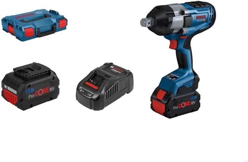 Chave de Impacto BOSCH GDS 18V-1050 H Professional (Azul e Preto)