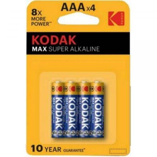 Pilhas Alcalinas KODAK Max LR03-AAA K3A-4 (4 unidades - 1,5 V) — miniatura 2