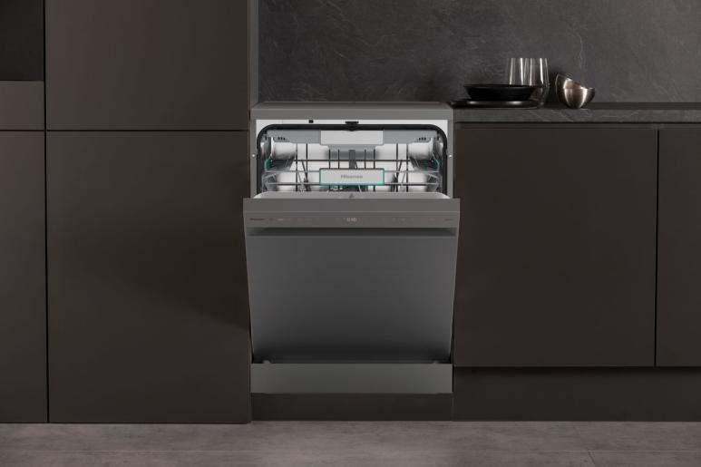 Máquina de Lavar Loiça Independente HISENSE HS673A90X (16 talheres - B - 9,4 l - Inox), miniatura 11