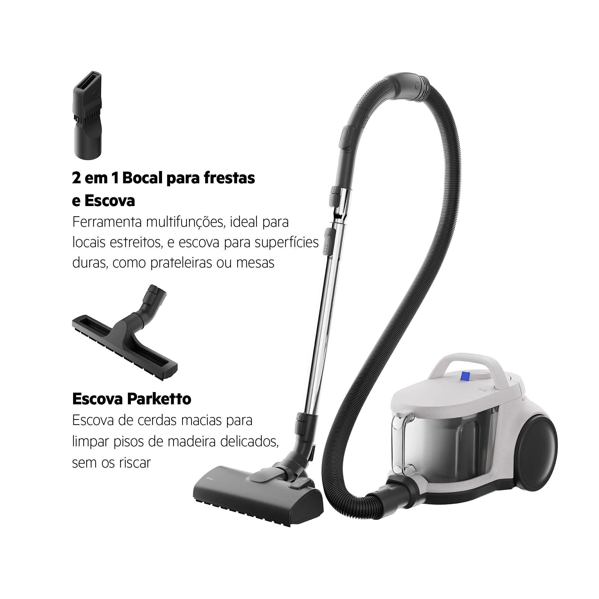 Aspirador sem Saco AEG AL51C2SW (Altura 28,5 cm - 273 AW - 2 l - Branco), miniatura 23