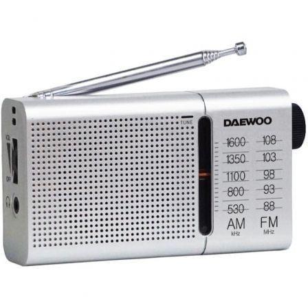 Rádio Portátil DAEWOO DW1037 (Jack de 3,5 mm - Prateado)