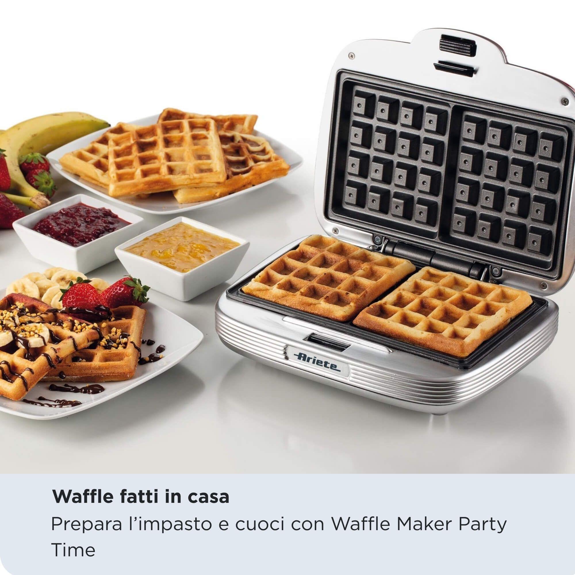 Máquina de Waffles ARIETE 1973/01 (Altura 9,5 cm - Azul Claro), miniatura 3