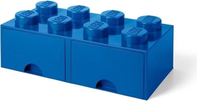 LEGO 5006132 Gear Peça-Gaveta 8 Espigas – Azul — miniatura 2