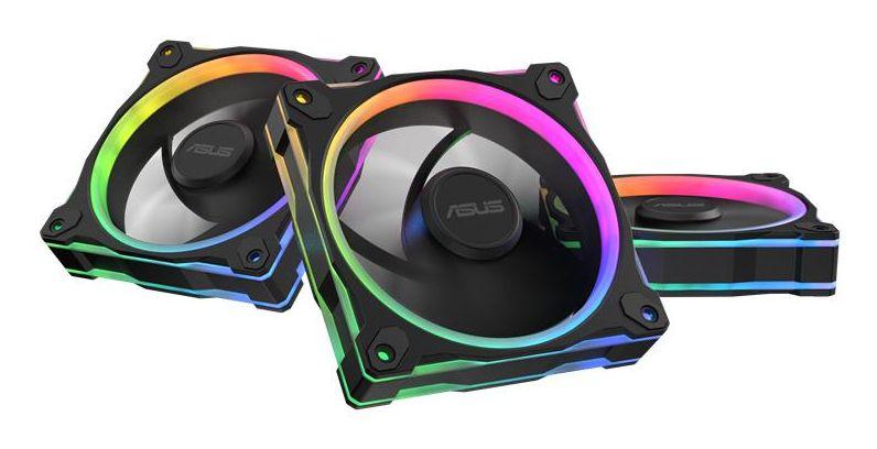 Ventoinhas para Caixa PC ASUS Prime MR120 ARGB Reverse (Preto)
