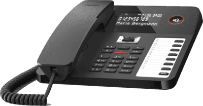 Telefone com Fios GIGASET DESK 800A (Preto)
