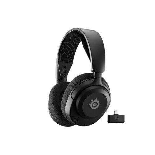 Headset Gaming STEELSERIES Arctis Nova 5 (Binaural - Sem fios - 2,4 GHz via dongle USB-C - Preto)