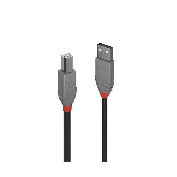 Cabo USB LINDY 36674 (3 m - USB B - USB A - Preto) — miniatura 3
