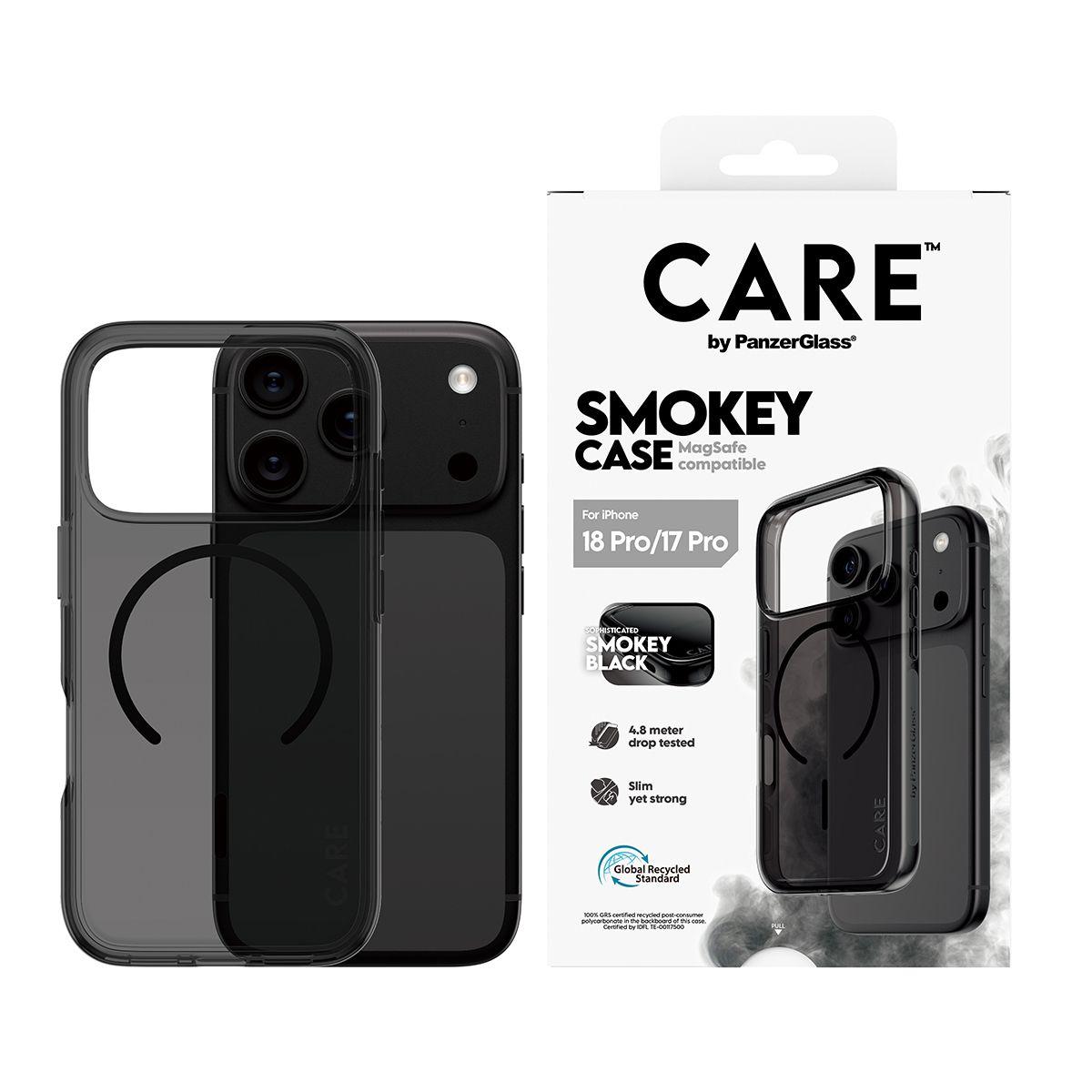 Capa para Telemóvel PANZERGLASS CARE Urban Explorer Smokey MagSafe iPhone 17 Pro (Preto), miniatura 2