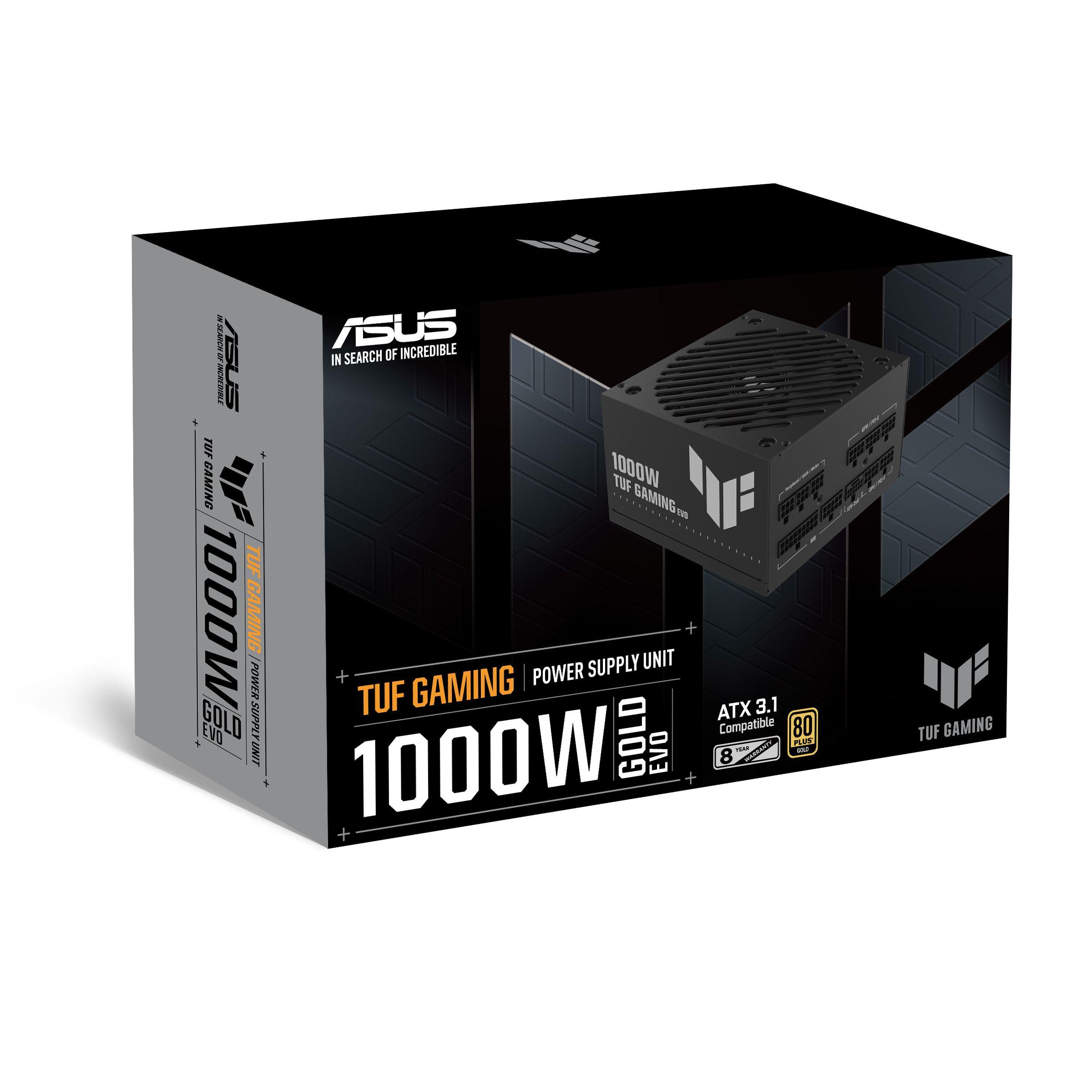Fonte de Alimentação ASUS TUF Gaming 1000W Gold EVO (ATX - 1000 W - 80 PLUS Gold - Preto), miniatura 9